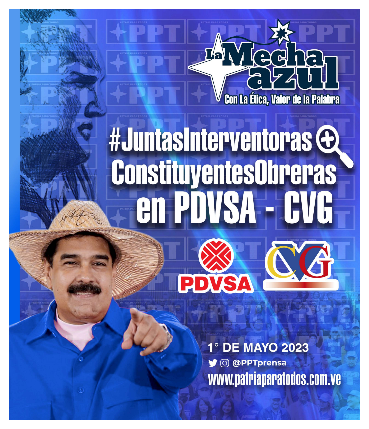 Portada La Mecha Azul - 1° de Mayo 2023