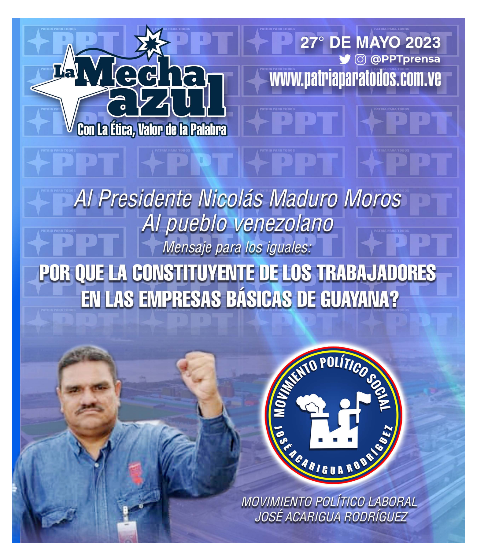 Portada La Mecha Azul - 27 de Mayo 2023